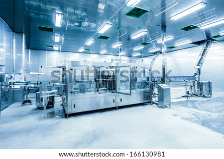 drinks production plant in China