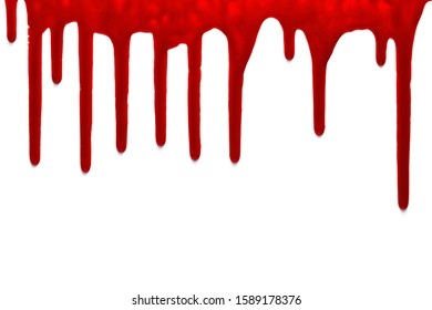 Blood Oozing On White Background Leaving Stock Photo 1923655217 ...