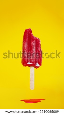 Similar – Foto Bild Erdbeer-Popsicle