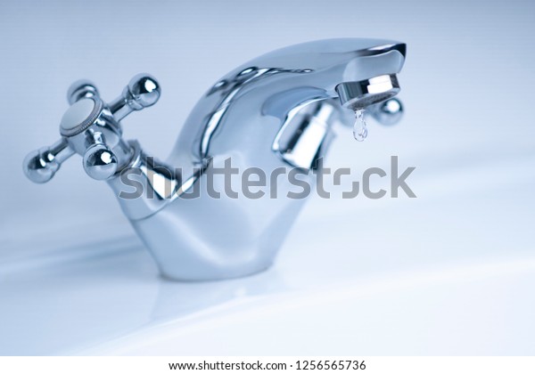 Dripping Faucet Water Leak Saving Water Stock Photo Edit Now