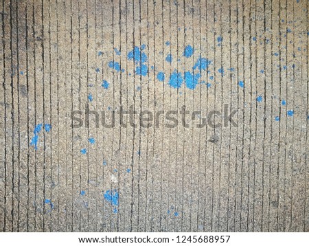 dripping paint on cincrete floor surface detail, top view dirty paint stains on the cement wall background Stock photo © 