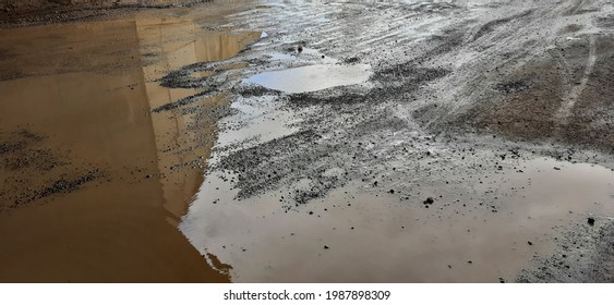 Drive On Water Clogged Road High Resolution Stock Photography And Images Sinnar, Maharastra, India, June 07 2021