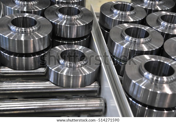 Drive shafts in its\
factory