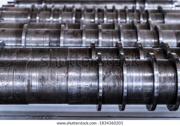 Drive shafts in factory\
close