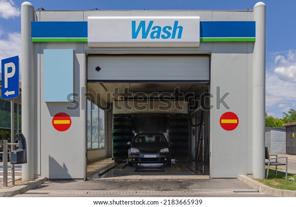 Drive Through\
Automatic Car Wash Machine\
Tunnel
