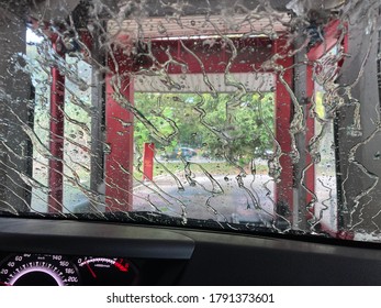 Drive Through Car Wash Tunnel