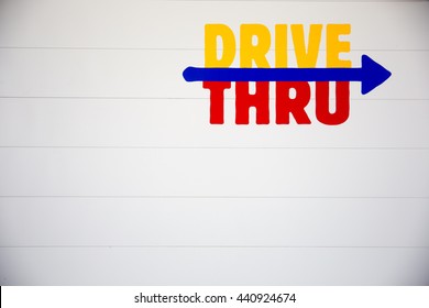 Drive Thru Sign