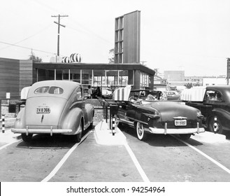 Drive-in restaurant 'The Track',  Los Angeles, CA, July 10, 1948