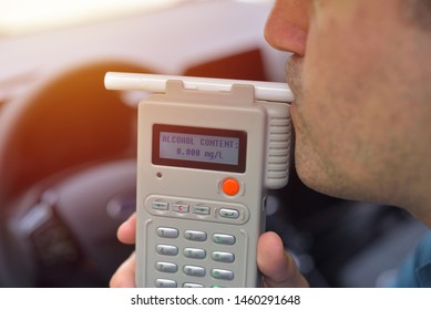 Driver Due To Being Subject To Test For Alcohol Content With Use Of Breathalyzer