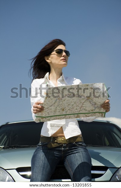 driver with
map
