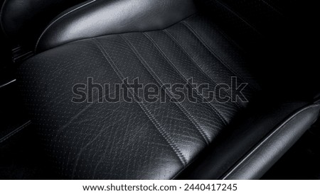 Drivers seat bottom in a car