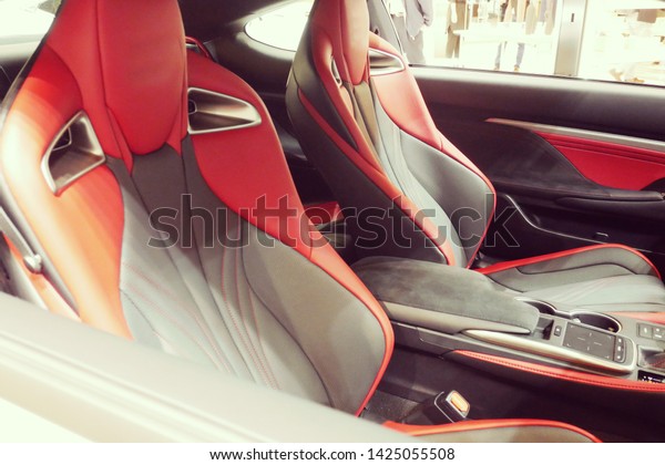 Driver\'s seat of luxury car,\
seat