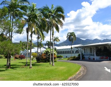 Driveway Of Rural Hospital Building In Outback Queensland Town Of Mossman