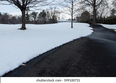 Driveway In Winter