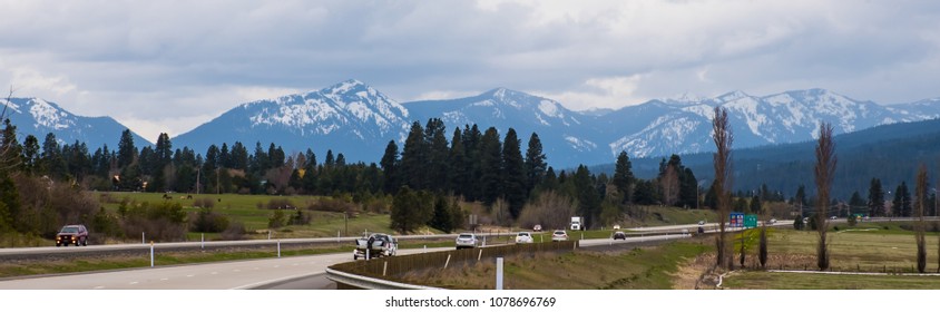 Driving Back From Yakima, Washington On The I90, This Amazing View Of This Mountain Range Beckoned Us To Stop And Capture It. It Was Captured Near Cle Elum, WA.