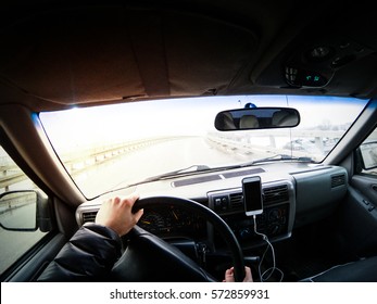 Driving car POV