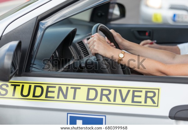 Driving education. Student\
driver.
