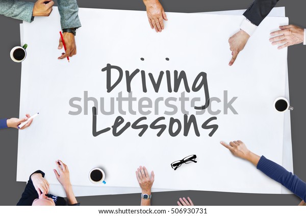 Driving\
Lessons Driver\'s License Transportation\
Concept