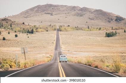 Driving On The Californian Open Road