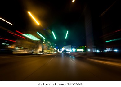 Driving On Strip In Las Vegas