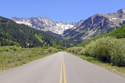 Driving In The Rocky Mountains, Colorado