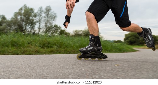 Driving With Roller Blades