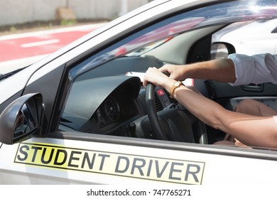 Driving School Learning Drive Car Stock Photo (Edit Now) 747765271