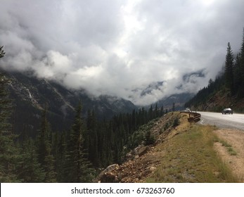 driving through clouds