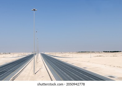 Driving Through A  Highway (express Way)