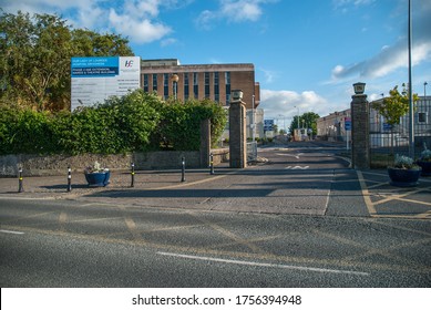 Drogheda, County Louth, Ireland, June 7th 2020. Entrance To Our Lady Of Lourdes Hospital, HSE