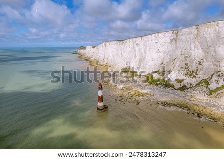 Similar – Image, Stock Photo Chalk cliffs with lighthouse