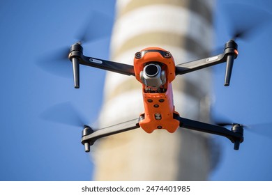 Drone, flight, sky, technology, pilot