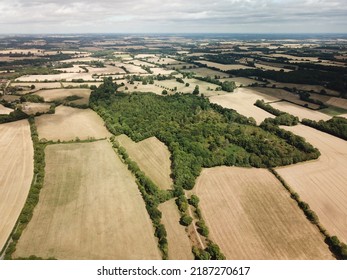 Drone Footage Of Rural Area Near Hemel Hempstead United Kingdom