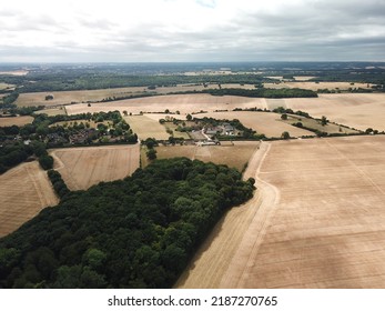 Drone Footage Of Rural Area Near Hemel Hempstead United Kingdom