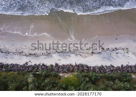 Similar – Luftaufnahme des Meeres und der Berge von Koh Samet