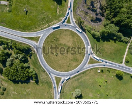 Similar – Image, Stock Photo roundabout