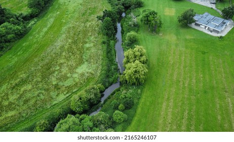 Drone Image Of The River Mole 