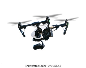 Drone Isolated On White Background