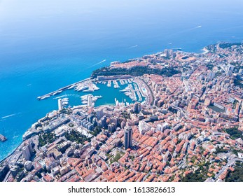 Drone Monaco France City View