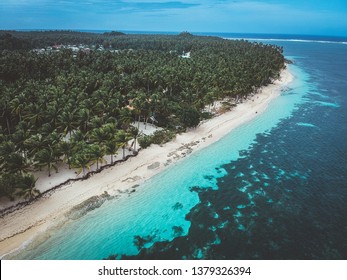 Drone Photo Of Alegria Beach, Siargao Island, Philippines