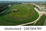 drone photo Chantilly Racecourse, hippodrome de Chantilly France Europe