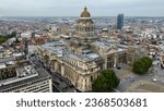 drone photo Palace of Justice, Justitiepaleis Brussels Belgium europe