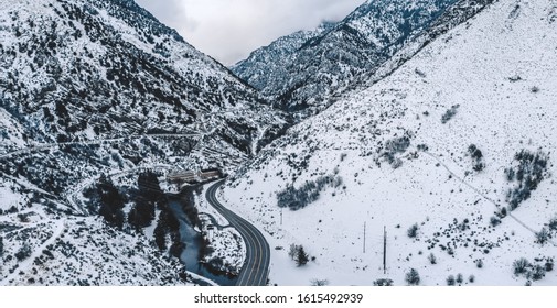 Drone Photography, Logan Canyon Utah