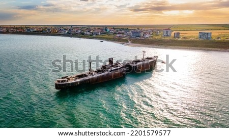 Similar – Aerial View Of Costinesti Beach Resort In Romania At The Black Sea