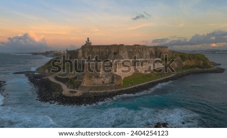 Drone Picture Of El Morro Fort