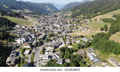 Drone Shot Morzine French Alps
