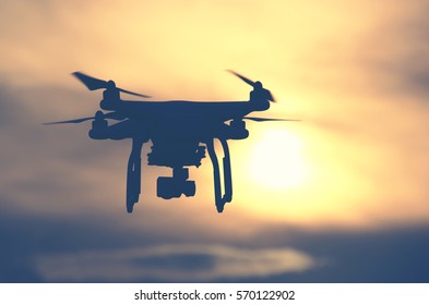 Drone-Silhouette