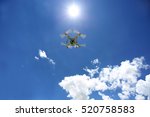 a drone in the sky