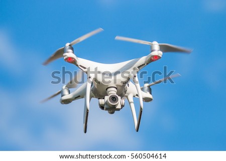 drone in the sky