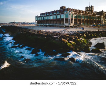 Drone Sunset Of Asbury Park NJ